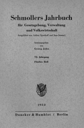 Vol. 72 (1952), Issue 5