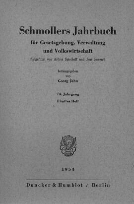 Vol. 74 (1954), Issue 5