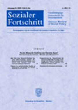 Von der Bismarck-Tradition zum liberalen Typus? Der deutsche Sozialstaat: Wandel oder Mutation? I