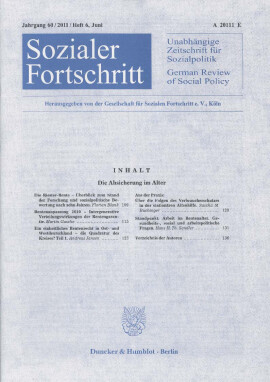 Die Absicherung im Alter