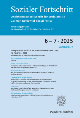 Fiskalpolitische Konflikte nach dem Urteil des BVerfG vom 15. November 2023