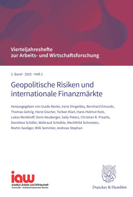 Vierteljahreshefte zur Arbeits- und Wirtschaftsforschung