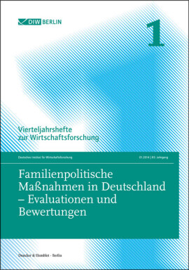 Familienpolitische Maßnahmen in Deutschland – Evaluationen und Bewertungen