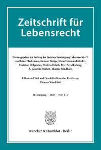 Zeitschrift für Lebensrecht