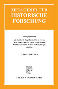 Zeitschrift für Historische Forschung